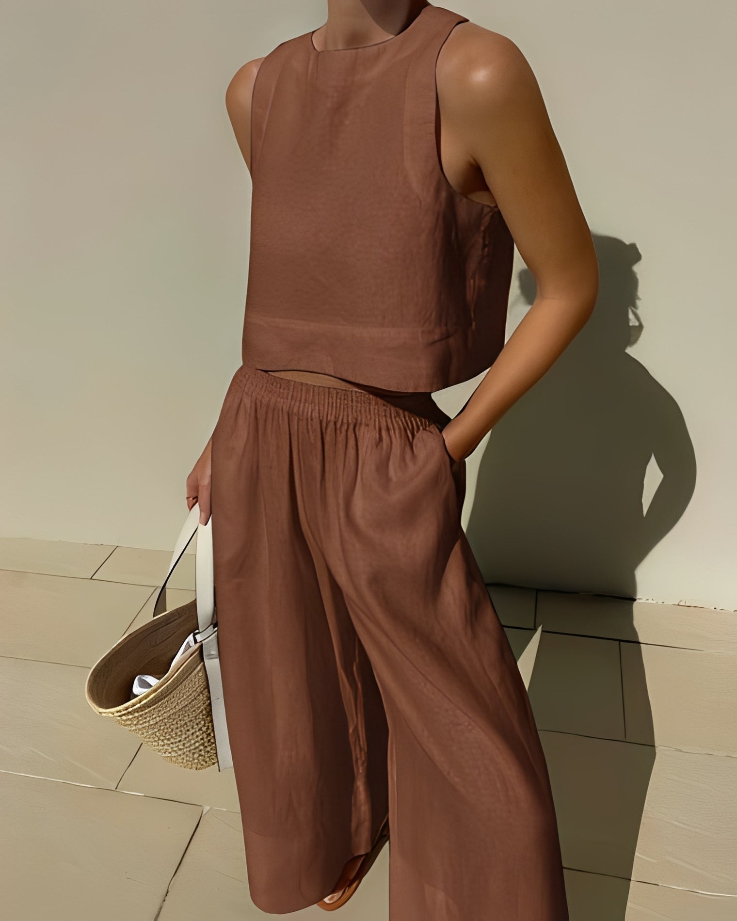 Sasha - Casual, Loose-Fitting Two-Piece Set for Women