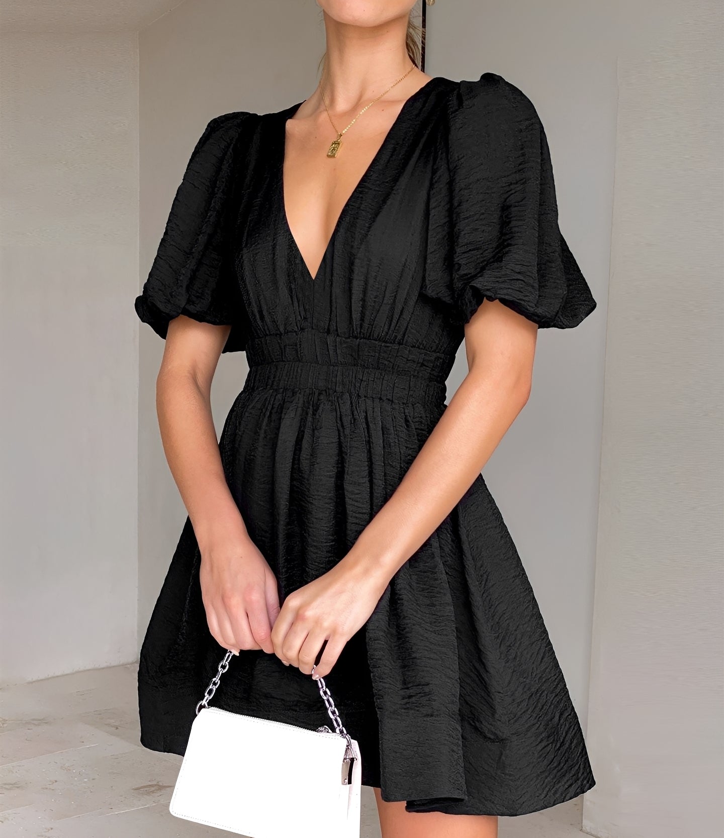 Caroline - Stylish Short Dress