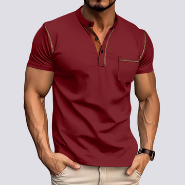 Stefan - Men's stylish, breathable polo shirt