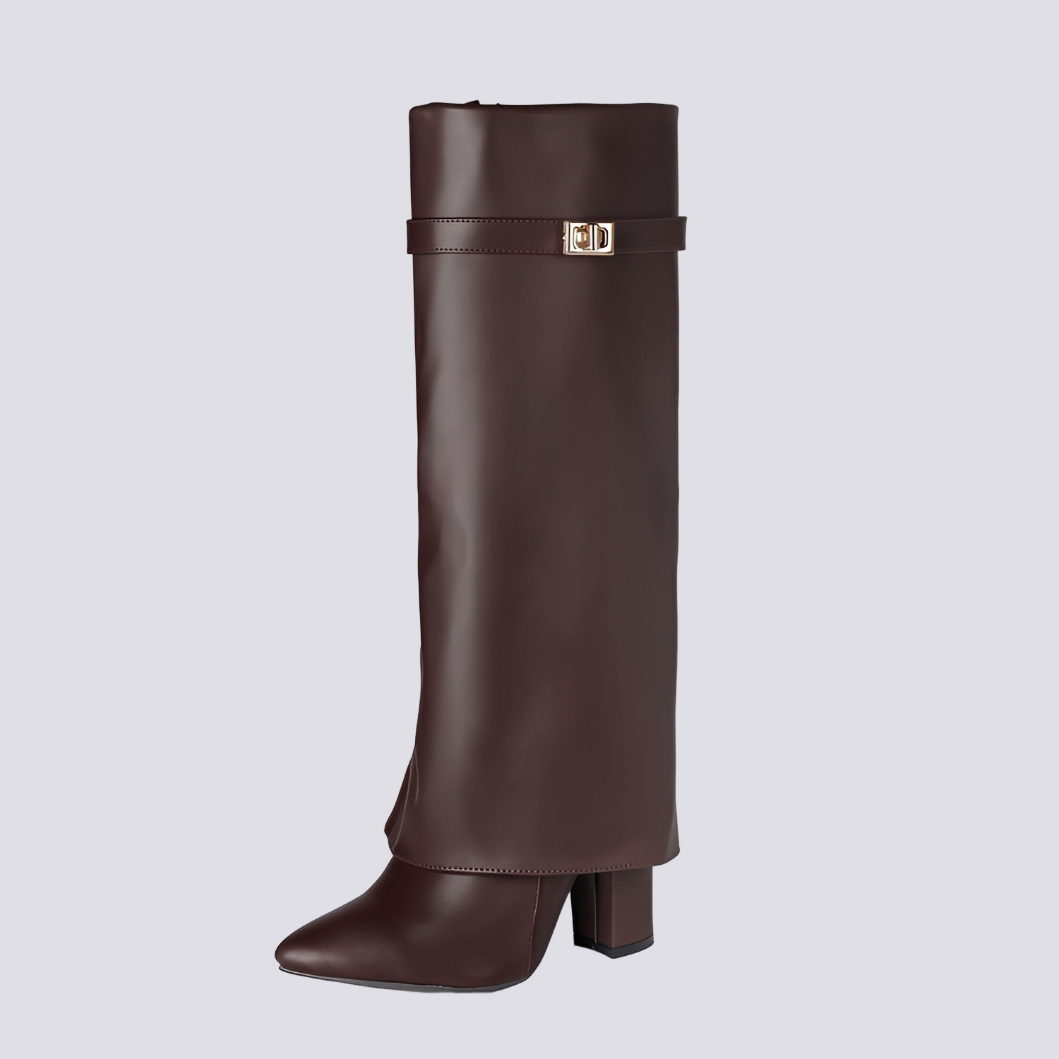 Jacqueline - Trendy Boots with Chunky Heel