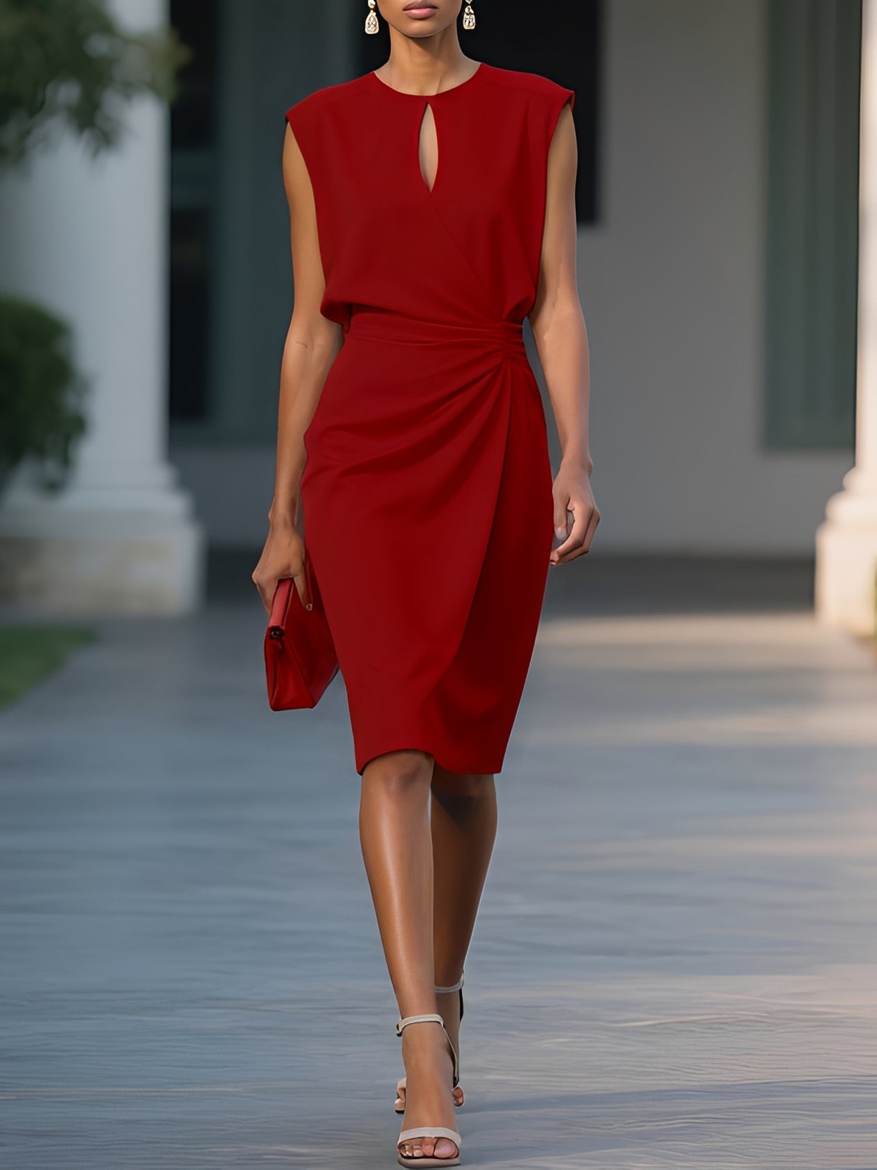 Ashley – Women's midi dress – ideal for festive events