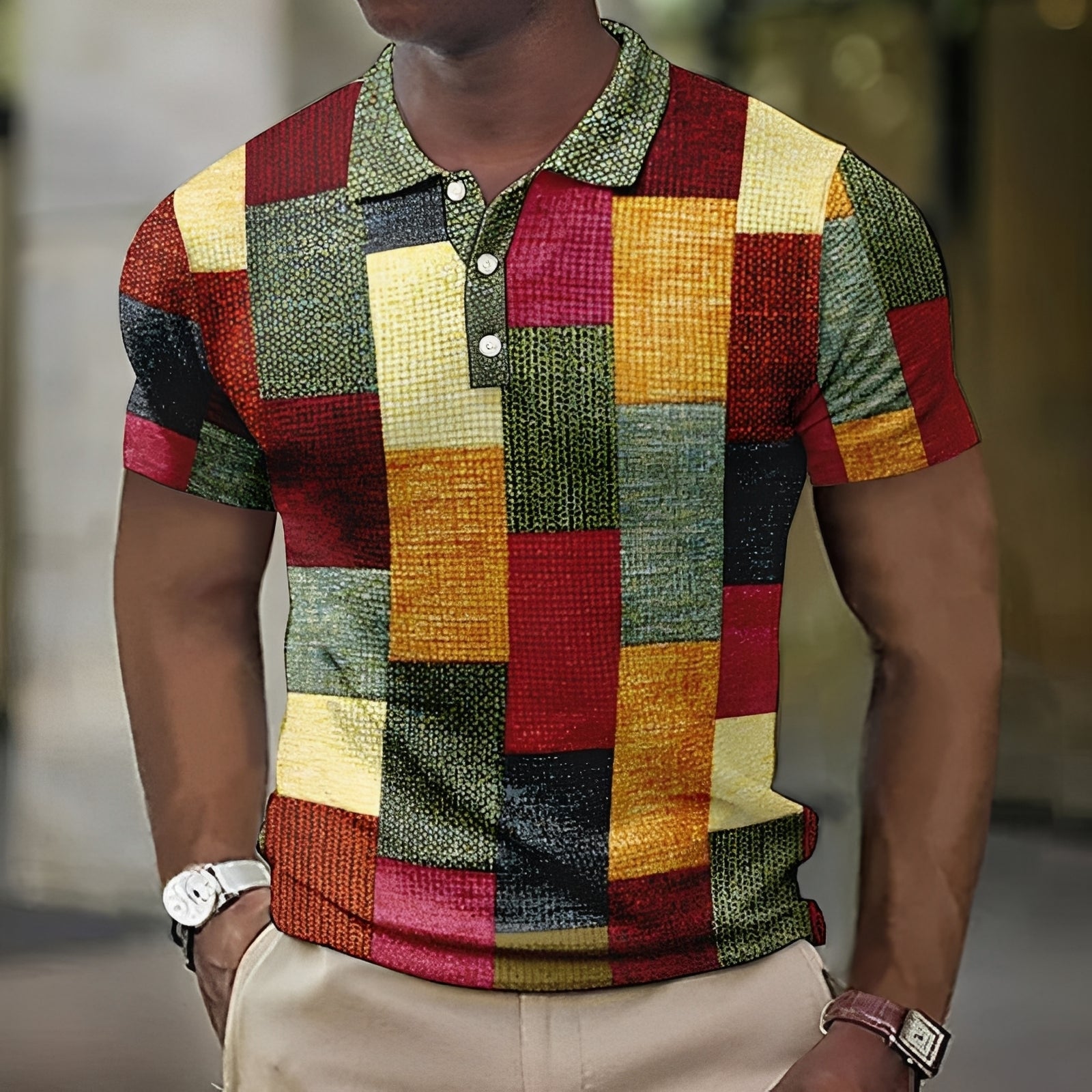 Jimmy - Stylish Plaid Print Shirt