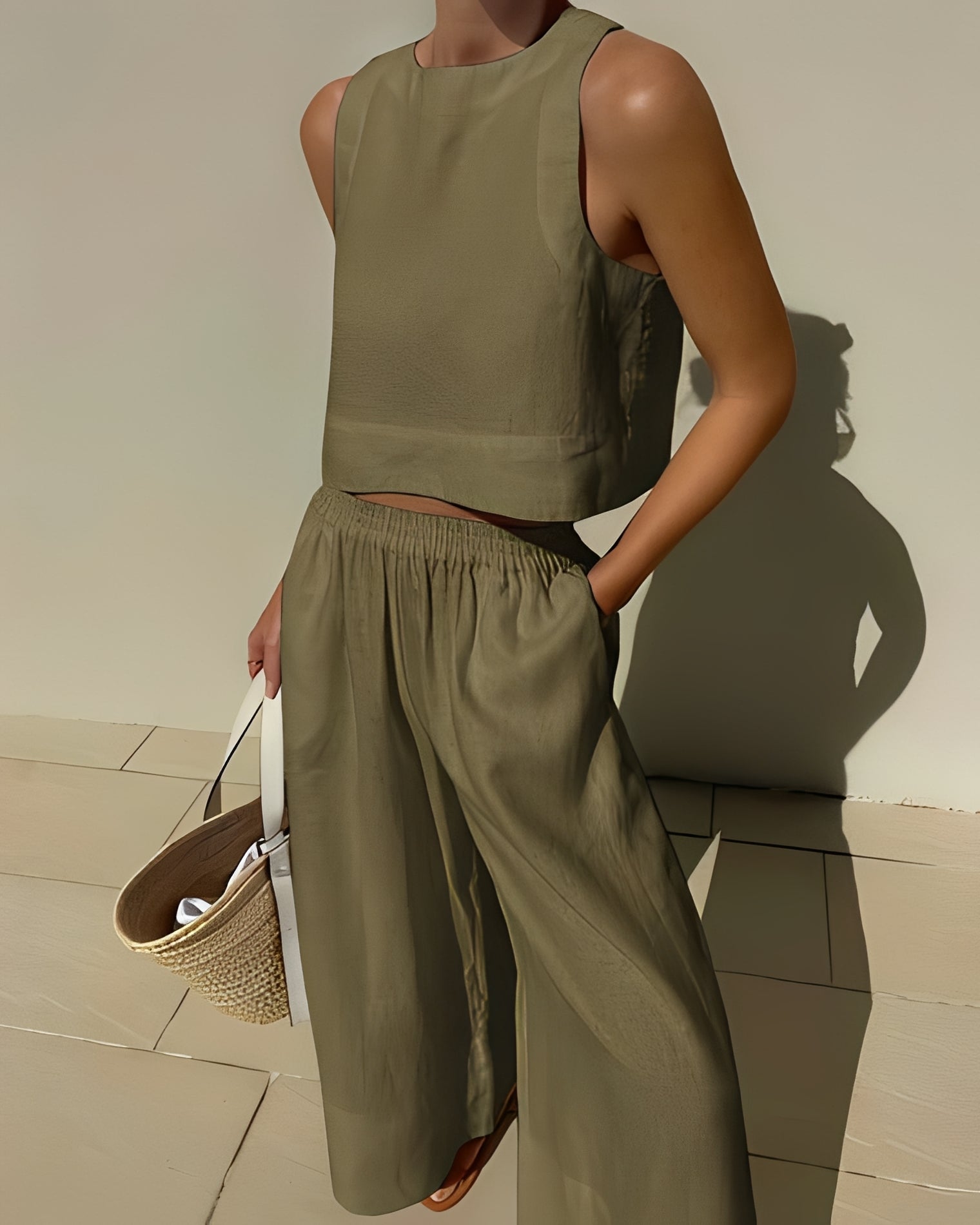Sasha - Casual, Loose-Fitting Two-Piece Set for Women