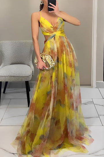 Davina - Chic A-Line Long Dress