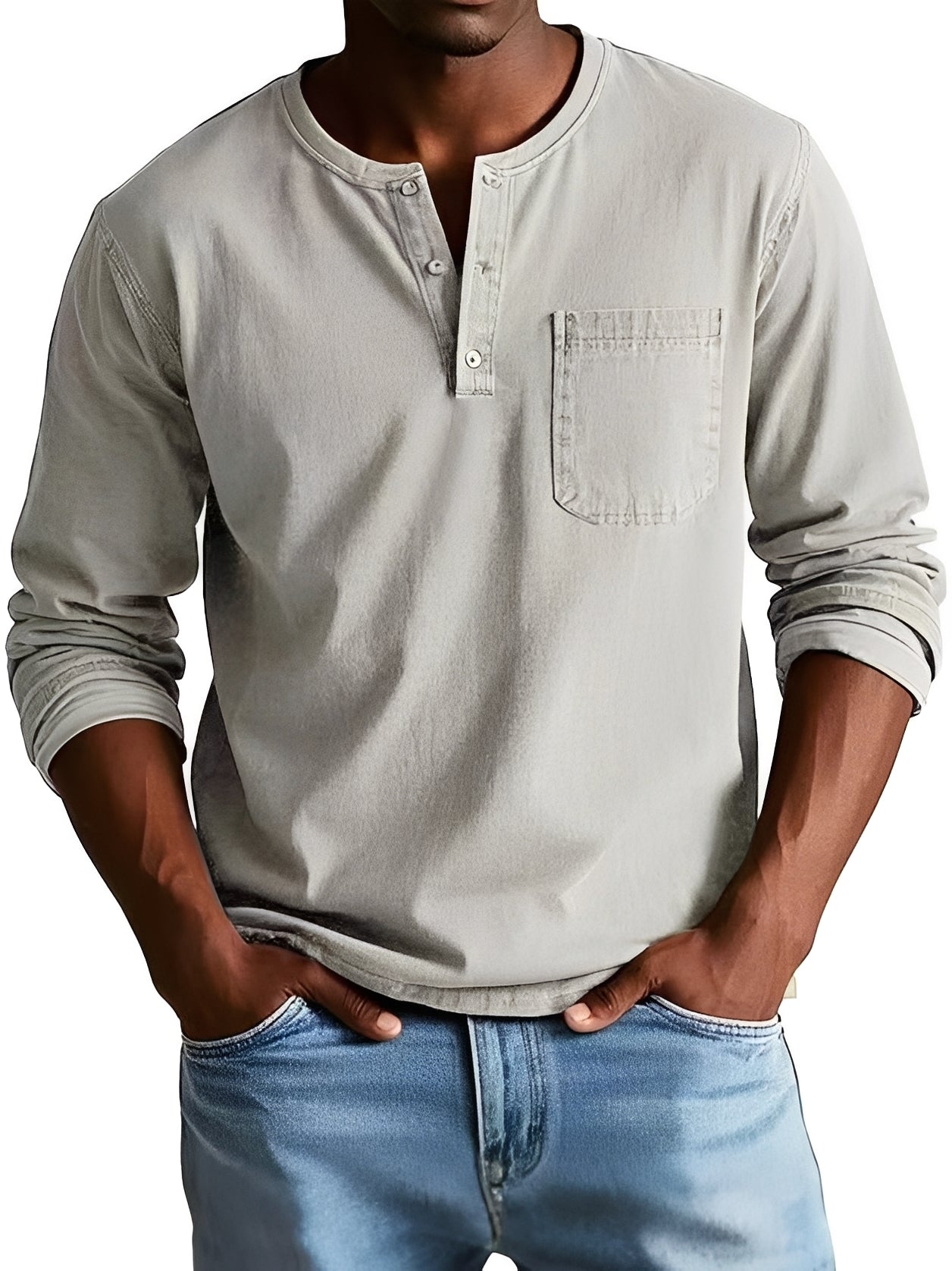 Steve - Men's casual long-sleeve shirt