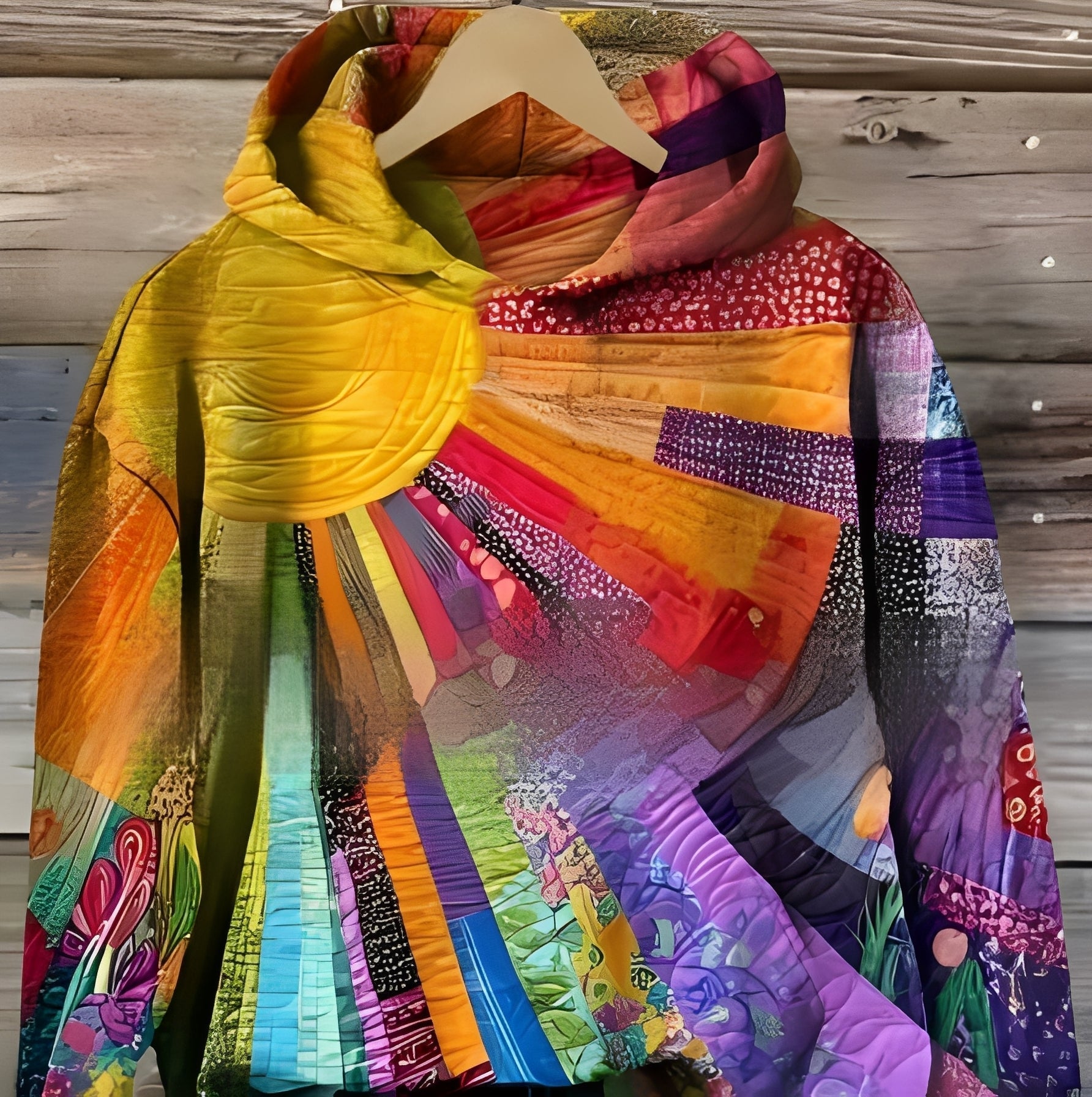Séraphine - digital printed hoodie for women