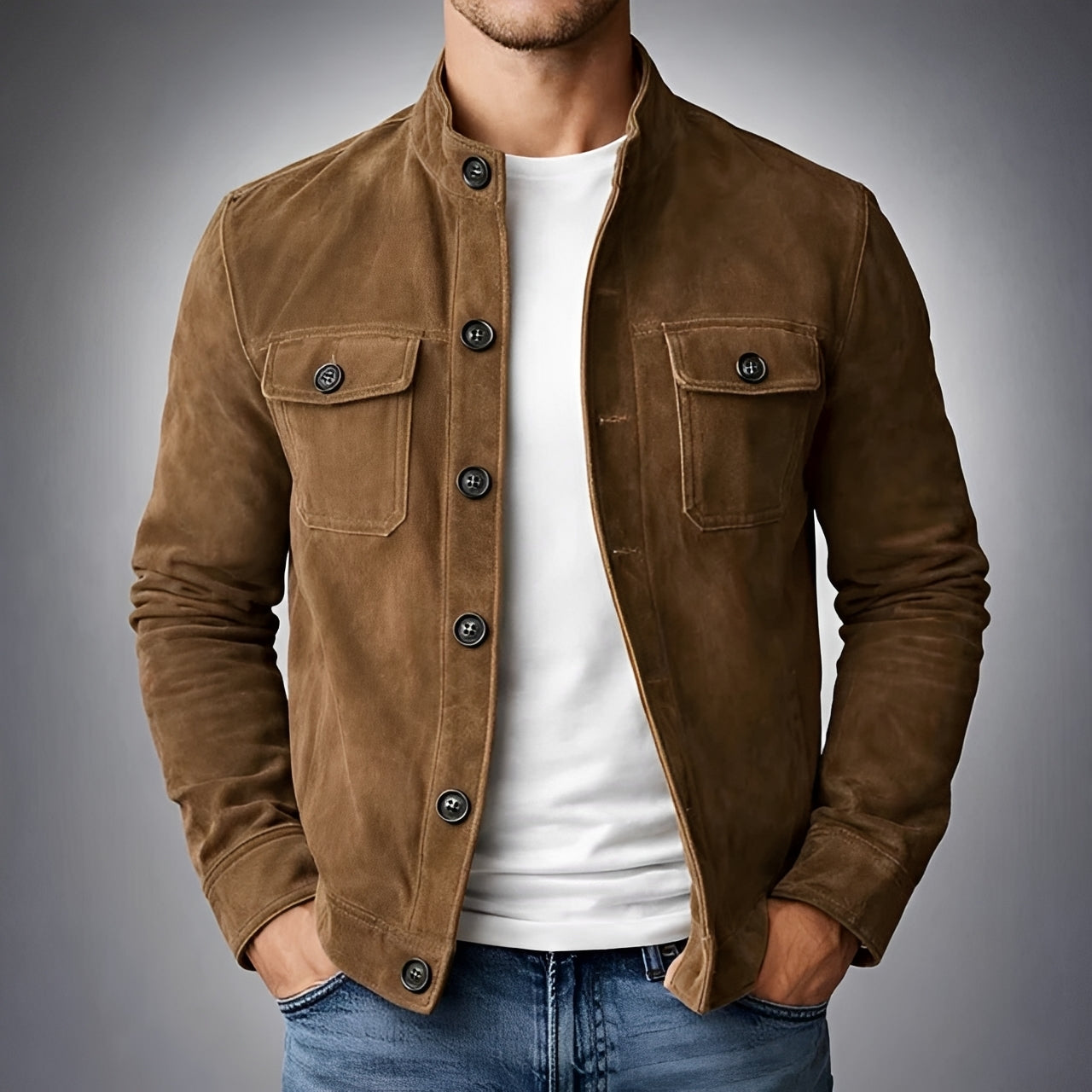 Gideon - Relaxed Button-Front Jacket