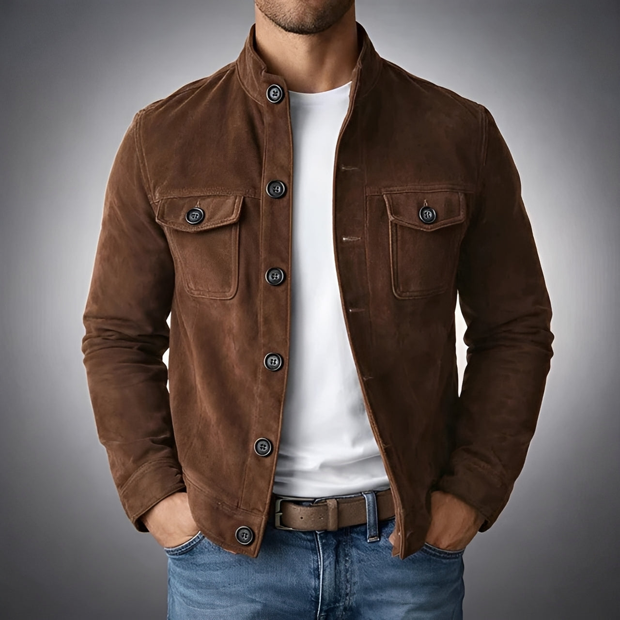 Gideon - Relaxed Button-Front Jacket