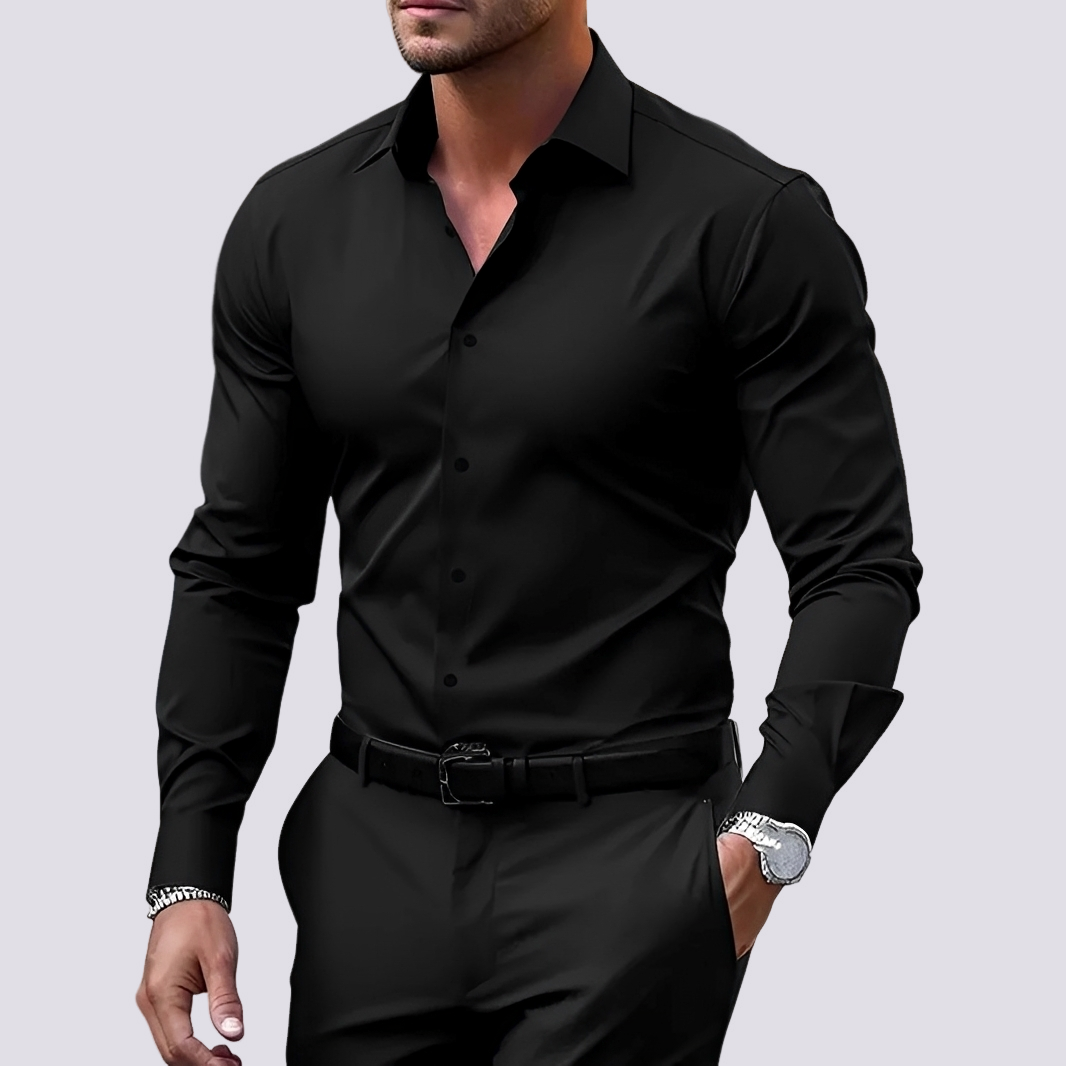 Jamin - Loose-Fit Long Sleeve Shirt