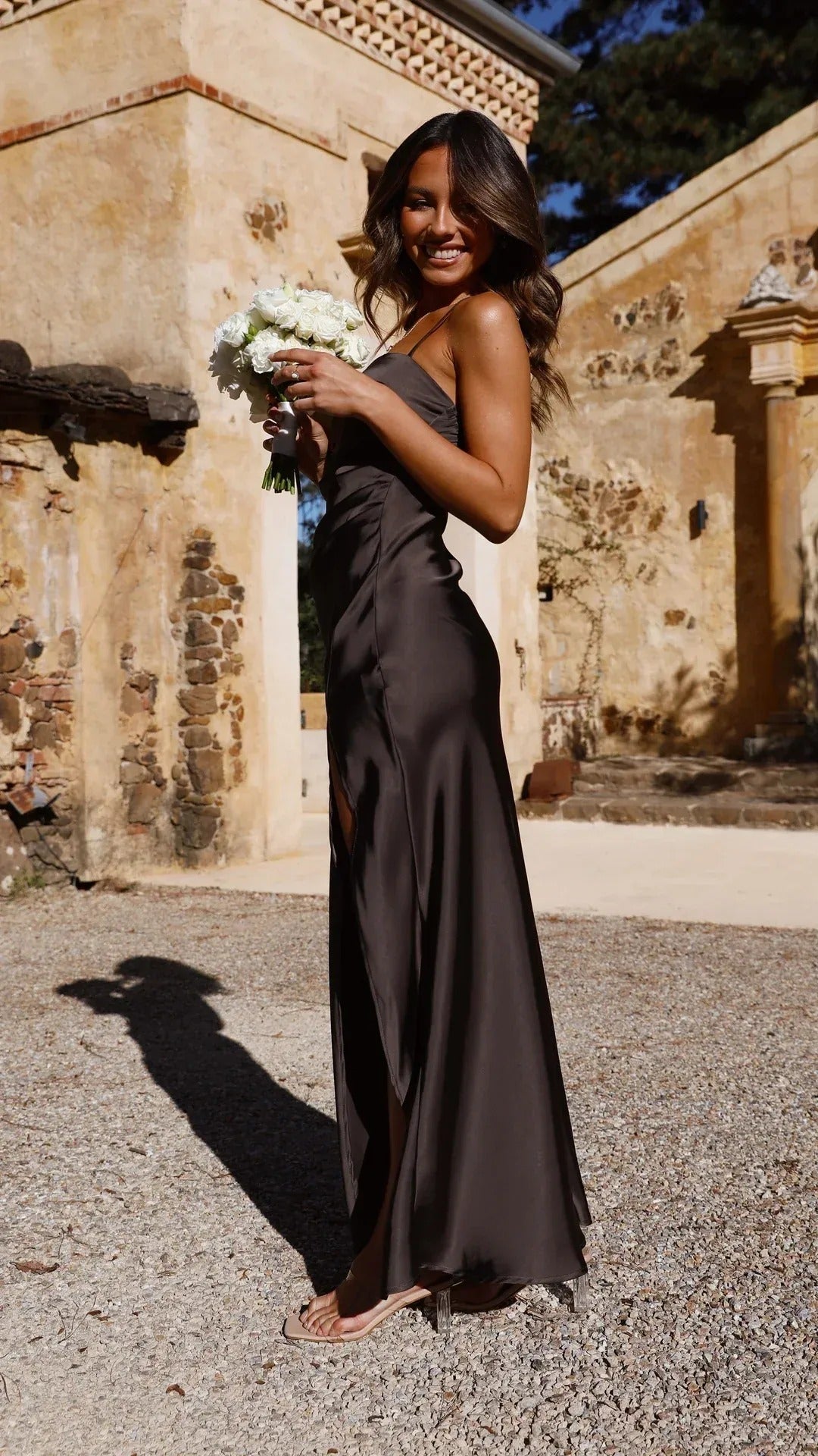 Asha - Fashionable Long Dress with Side Slit
