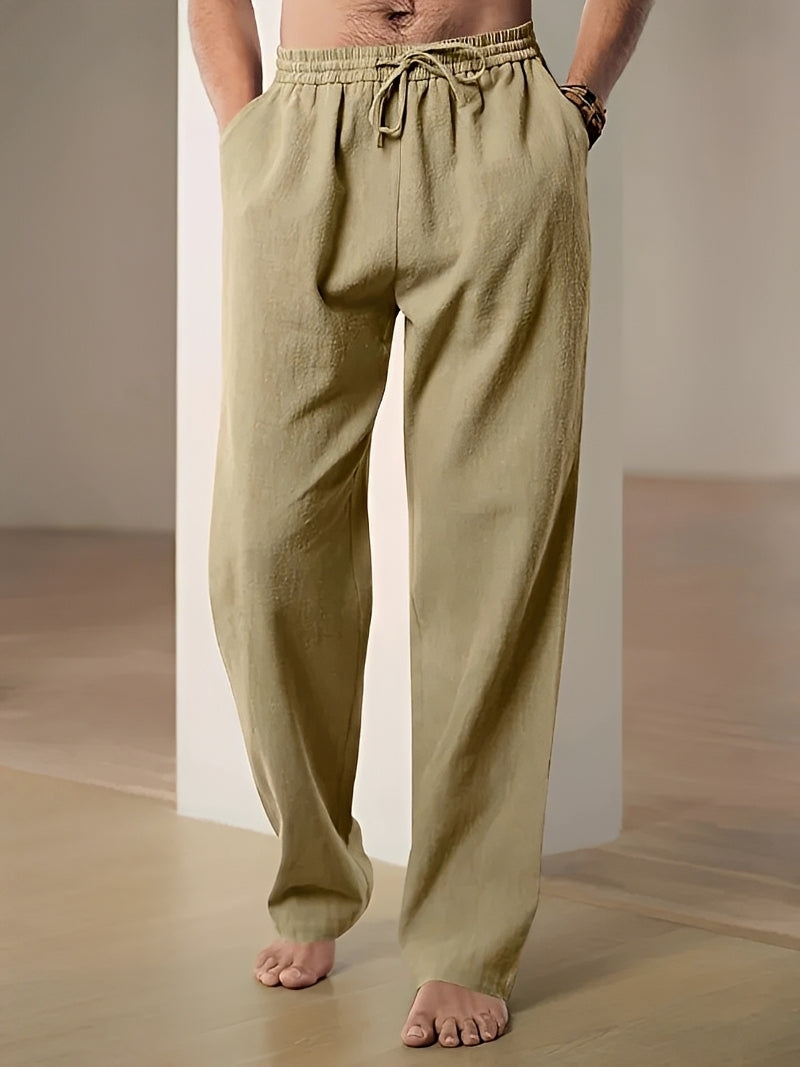 Hooper - Casual Fit Elastic Waist Trousers