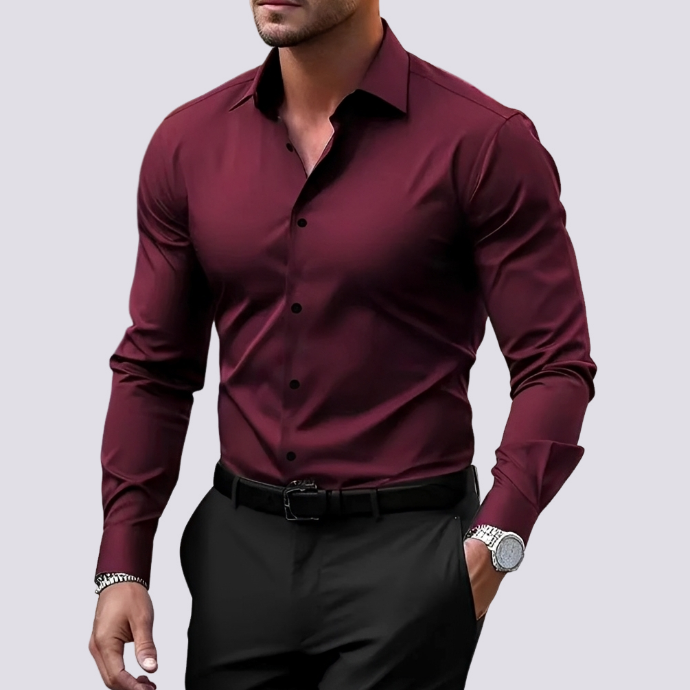Jamin - Loose-Fit Long Sleeve Shirt