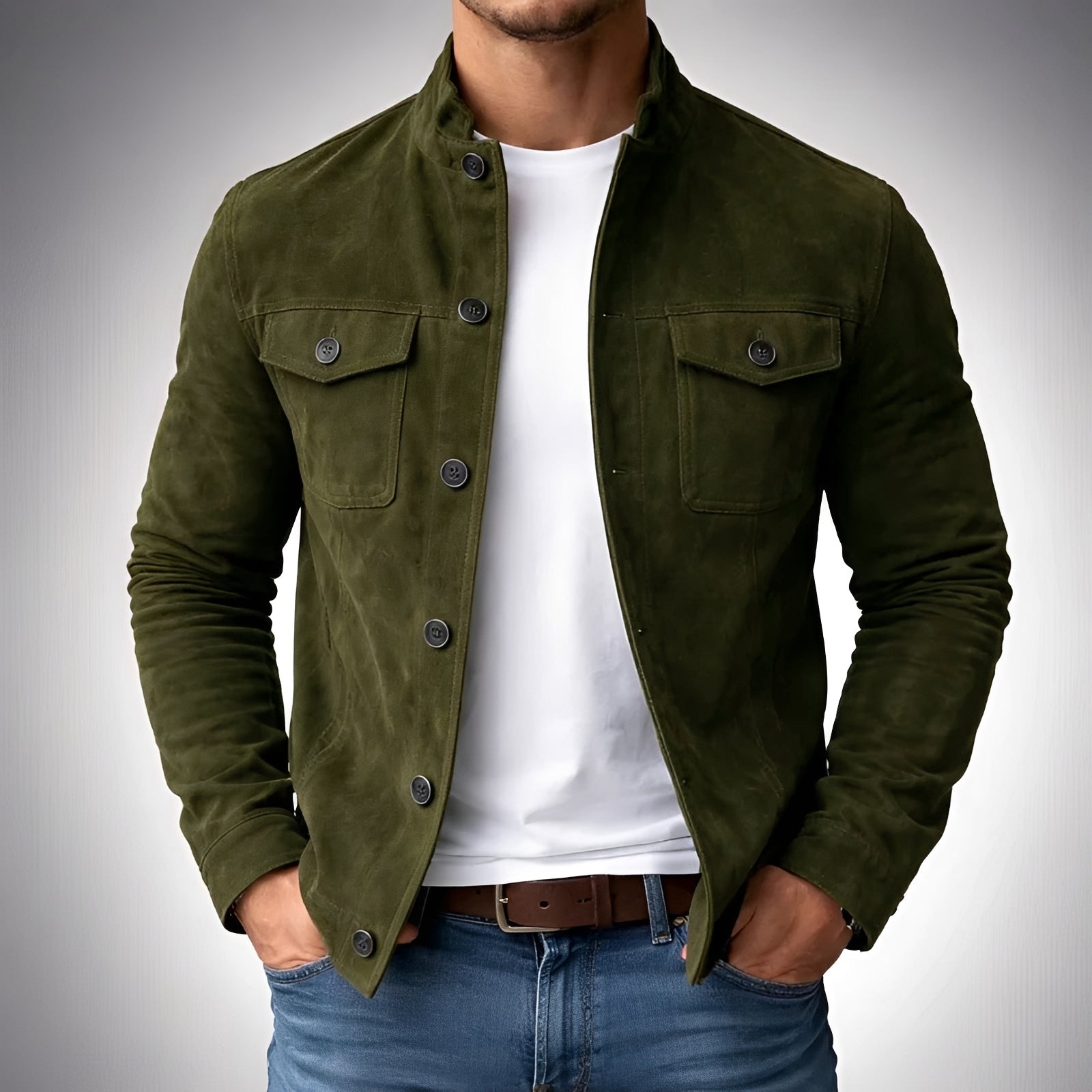 Gideon - Relaxed Button-Front Jacket