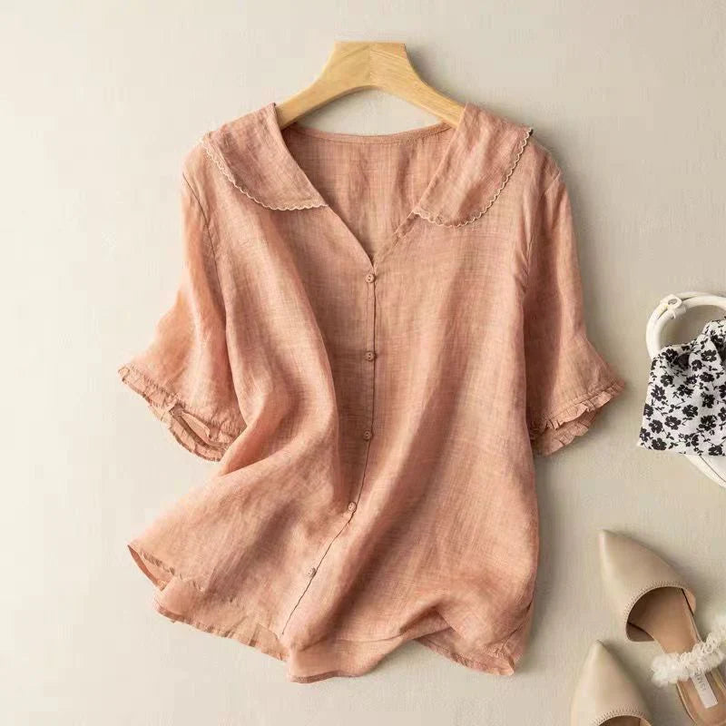 Kristi- Elegant Women's Summer Blouse