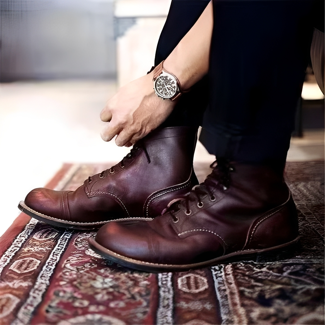 Hanzo - Traditional men's lace-up boots
