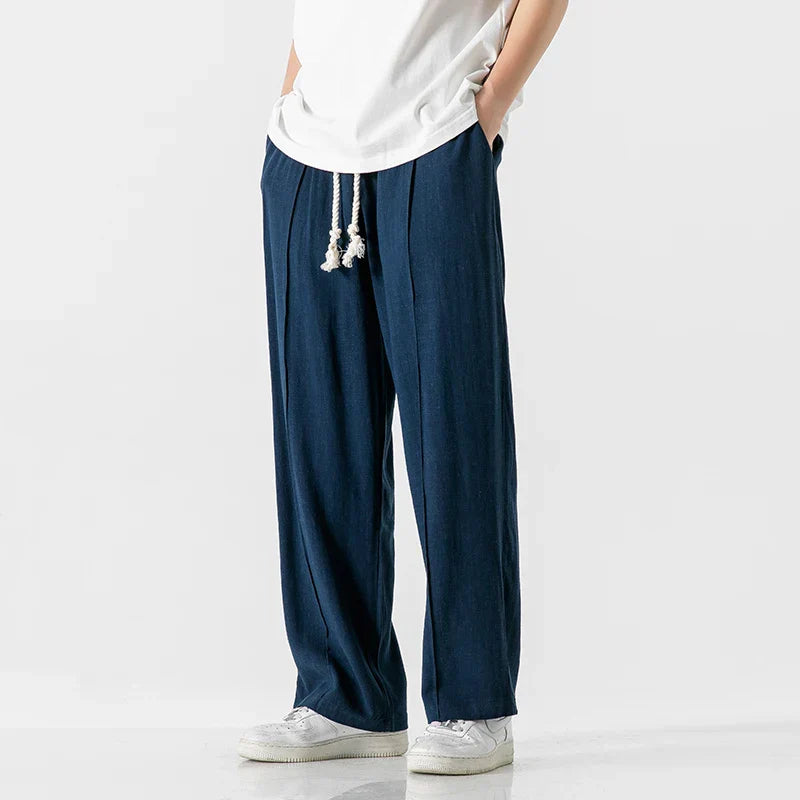 Ezra - pants with stretchy waistband