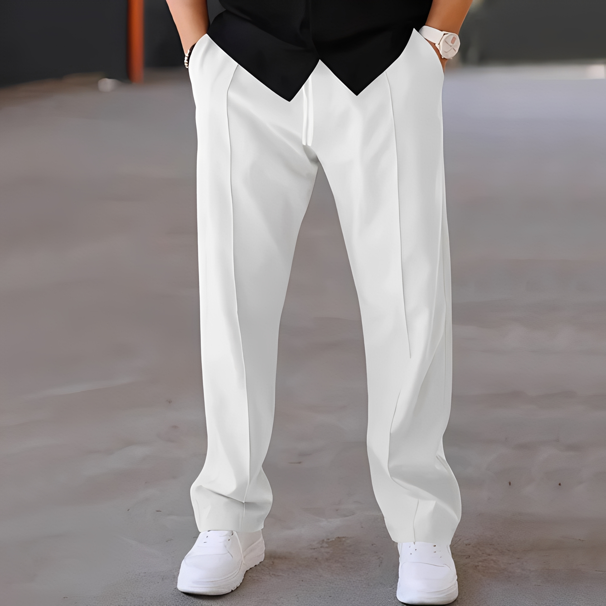 Fresniel - Wide Straight Trendy Pants for Men