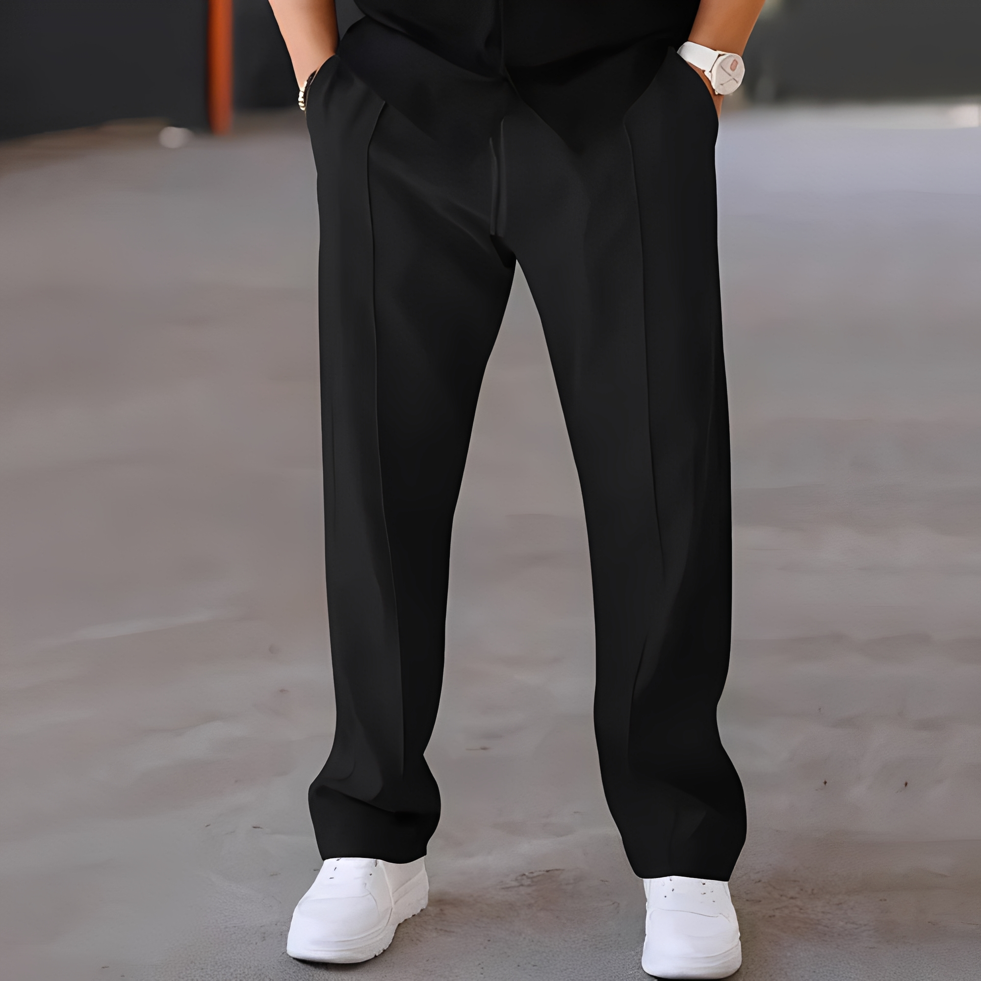 Fresniel - Wide Straight Trendy Pants for Men