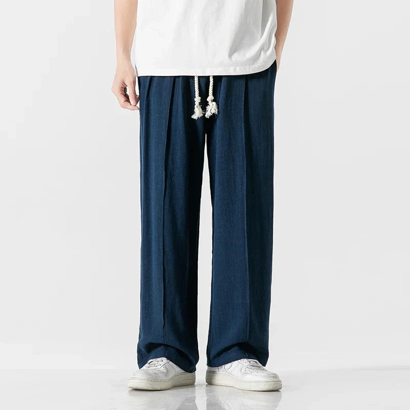 Ezra - pants with stretchy waistband
