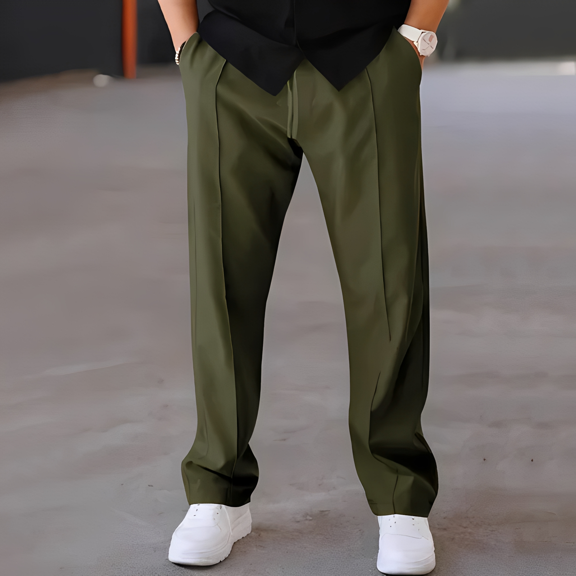 Fresniel - Wide Straight Trendy Pants for Men