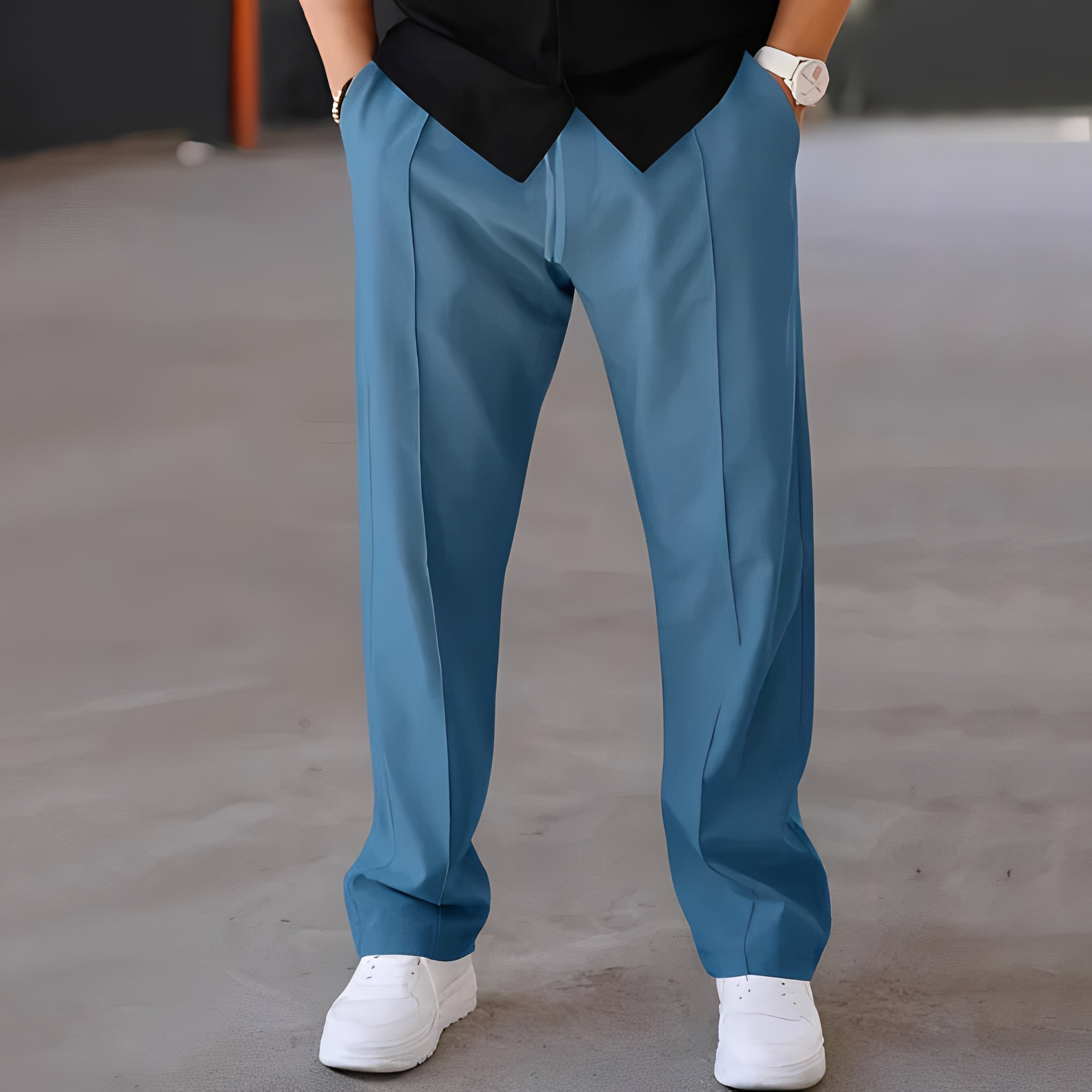 Fresniel - Wide Straight Trendy Pants for Men