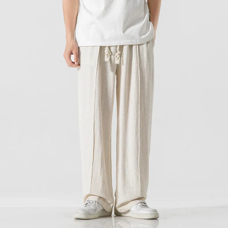 Ezra - pants with stretchy waistband