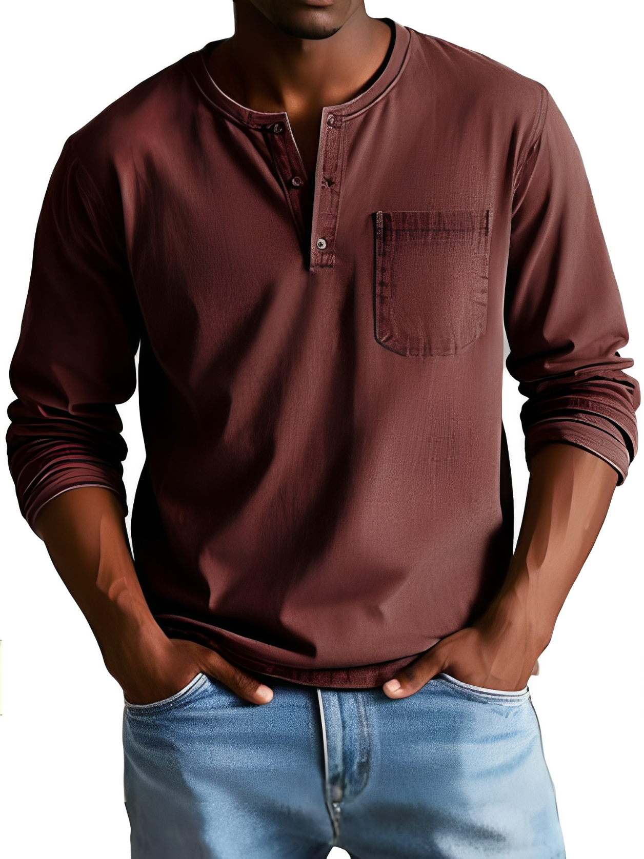 Steve - Men's casual long-sleeve shirt