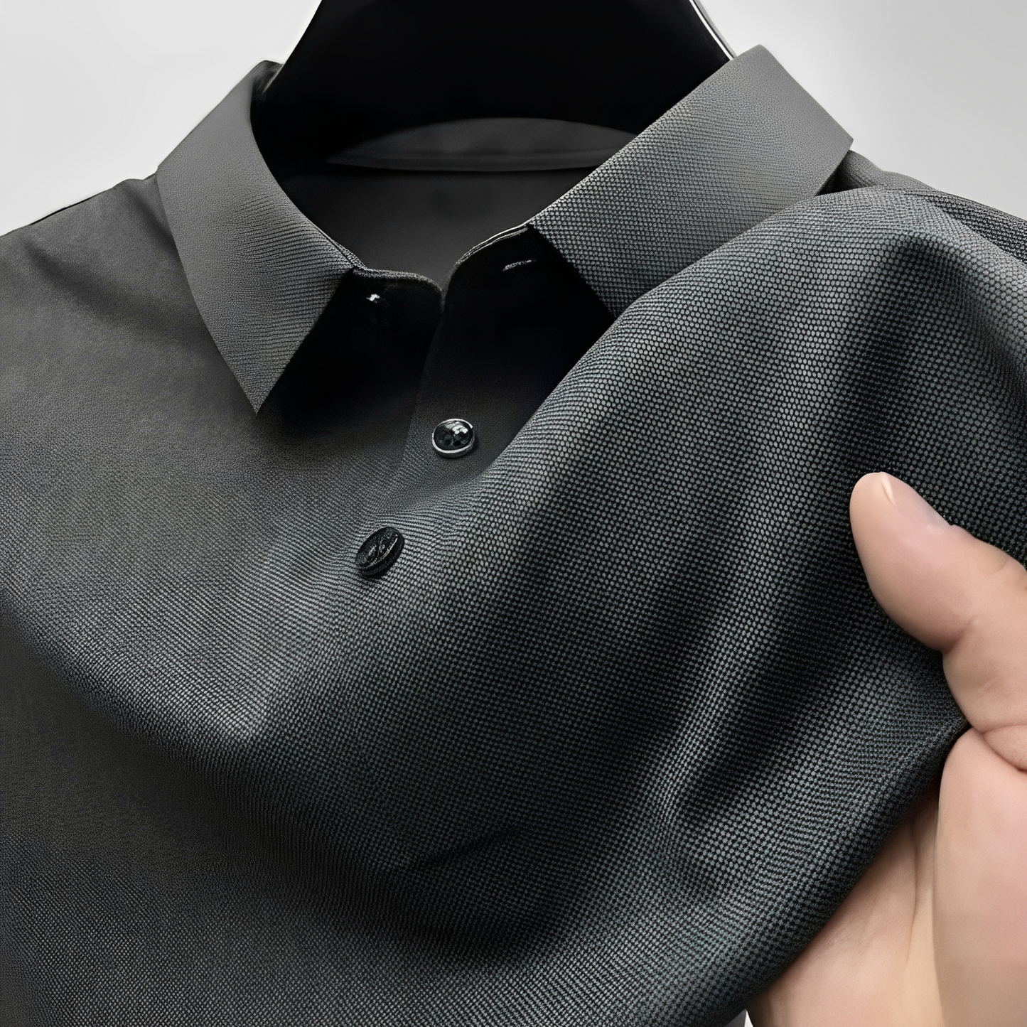 Zack - Men's casual patterned polo shirt