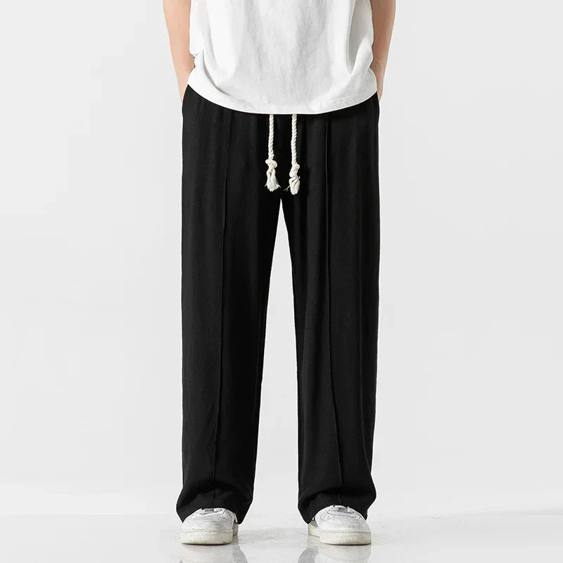 Ezra - pants with stretchy waistband