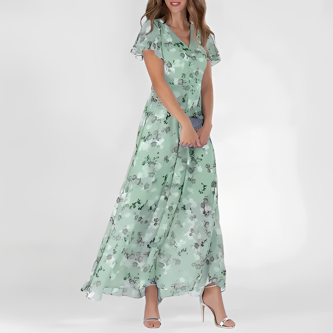 Davonie - Elegant Floral Dress