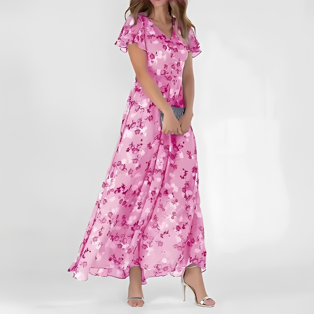 Davonie - Elegant Floral Dress