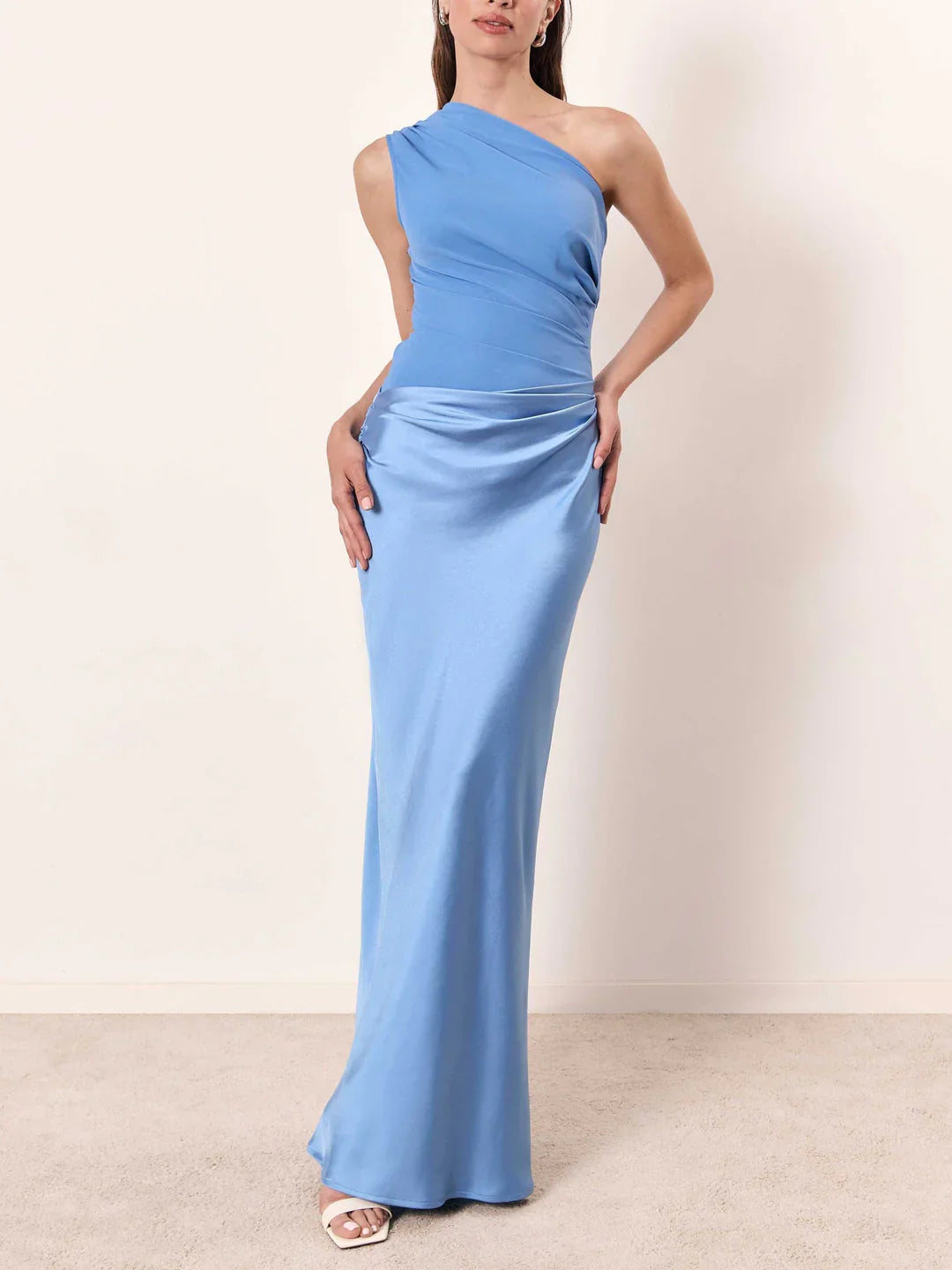 Anita- Elegant One-Shoulder Maxi Dress