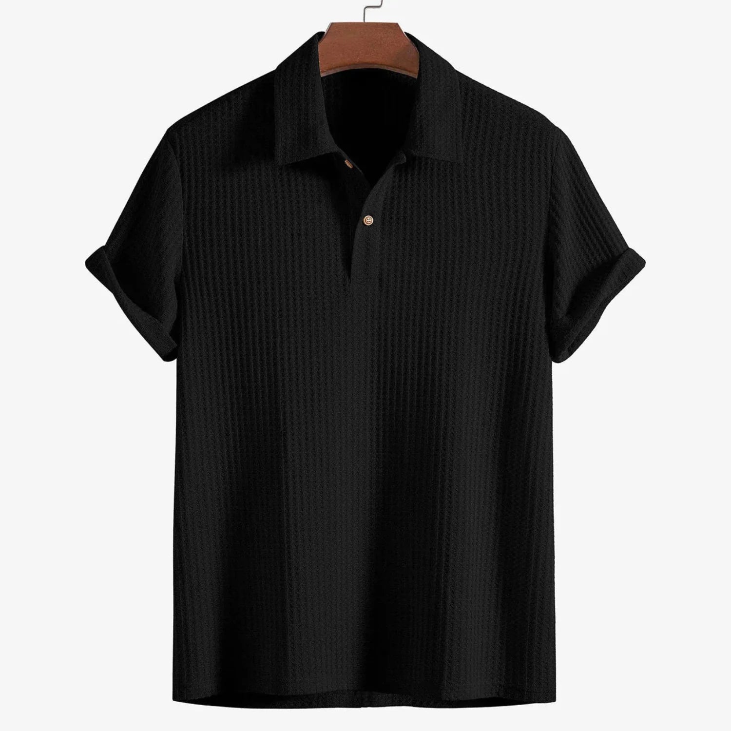 Aria - short-sleeved polo shirt with buttons
