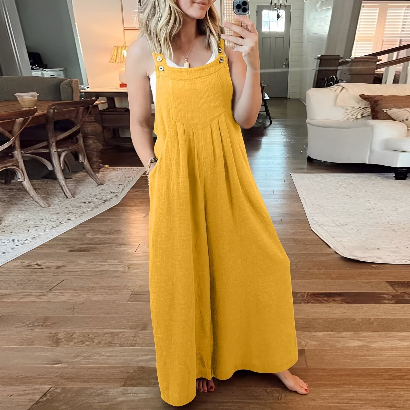 Chloe - Women's jumpsuit with wide legs, stylish and chic