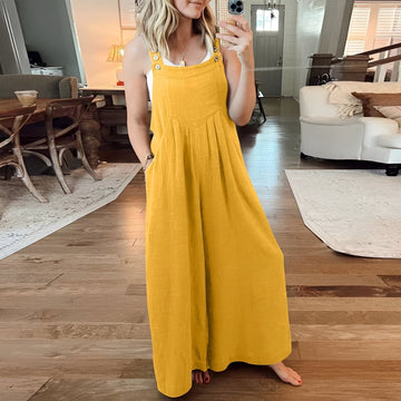 Chloe - Women's jumpsuit with wide legs, stylish and chic
