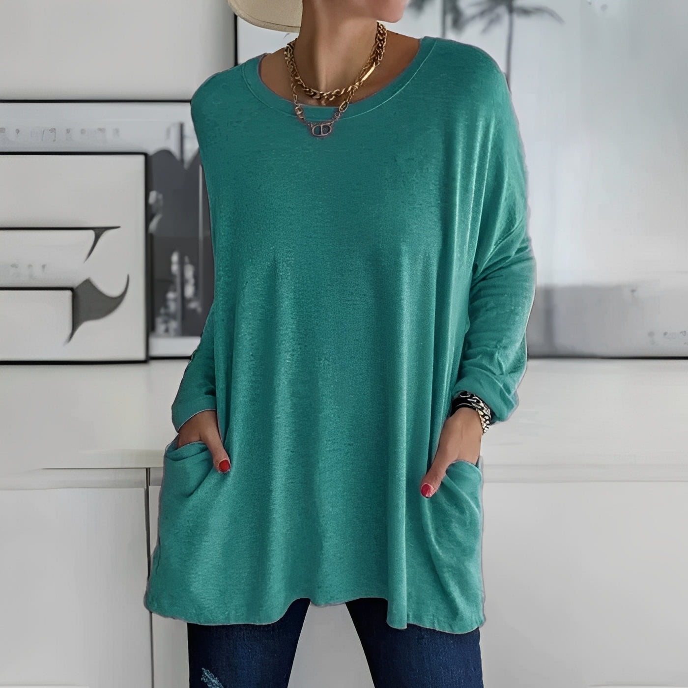 Chantelle - Long-Sleeved Shirt with Pockets