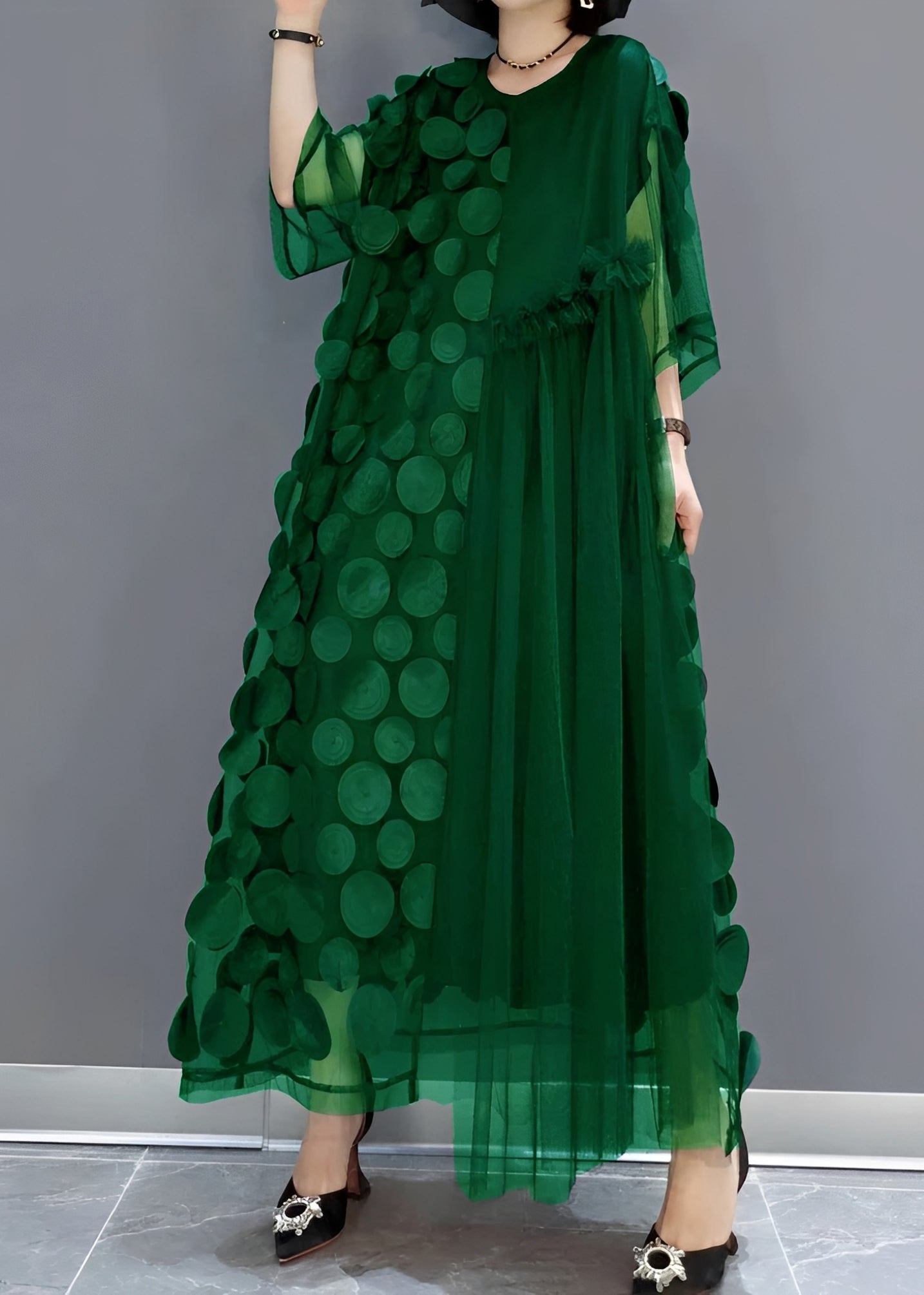 Hanna - Fashionable asymmetrical dress for women