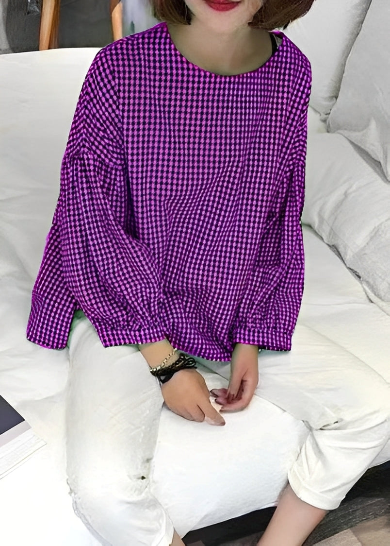 Louisa - Trendy asymmetrical blouse for women