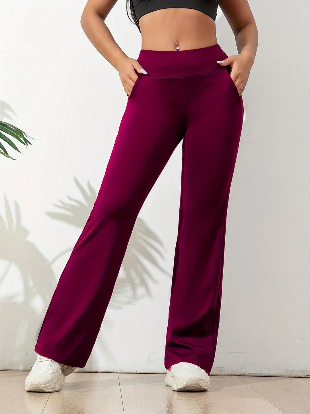 Lucia - Casual High Waist Flared Pants