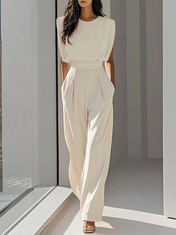 Bernice - Casual Sleeveless Jumpsuit