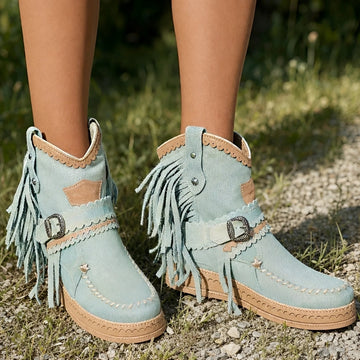 Brianna - Trendy Boho Ankle Boots