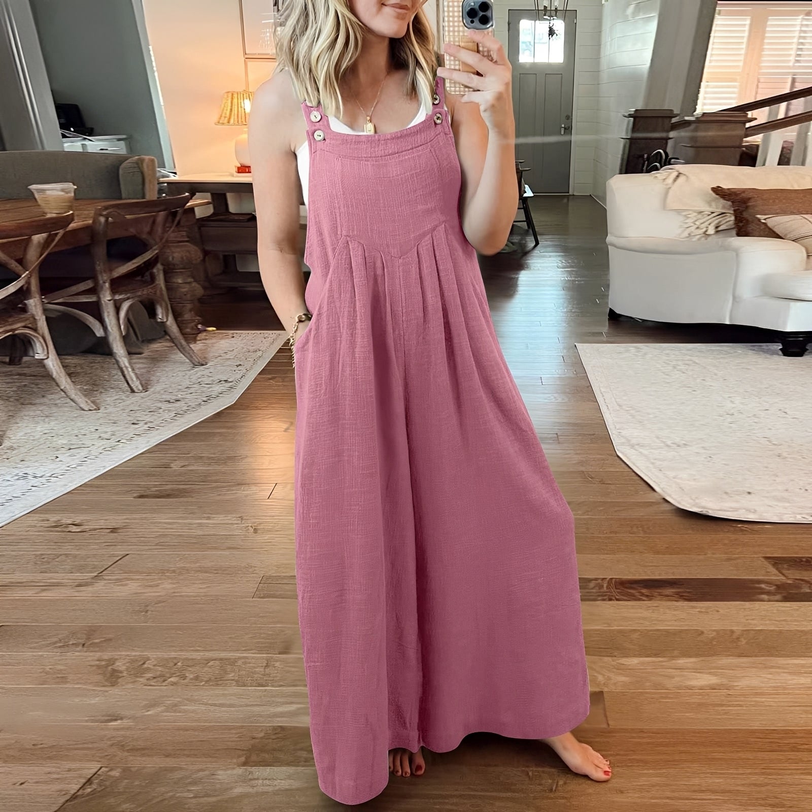 Chloe - Women's jumpsuit with wide legs, stylish and chic