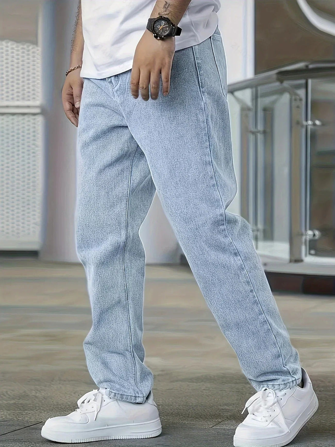 Eddie - Trendy slim-fit jeans for men