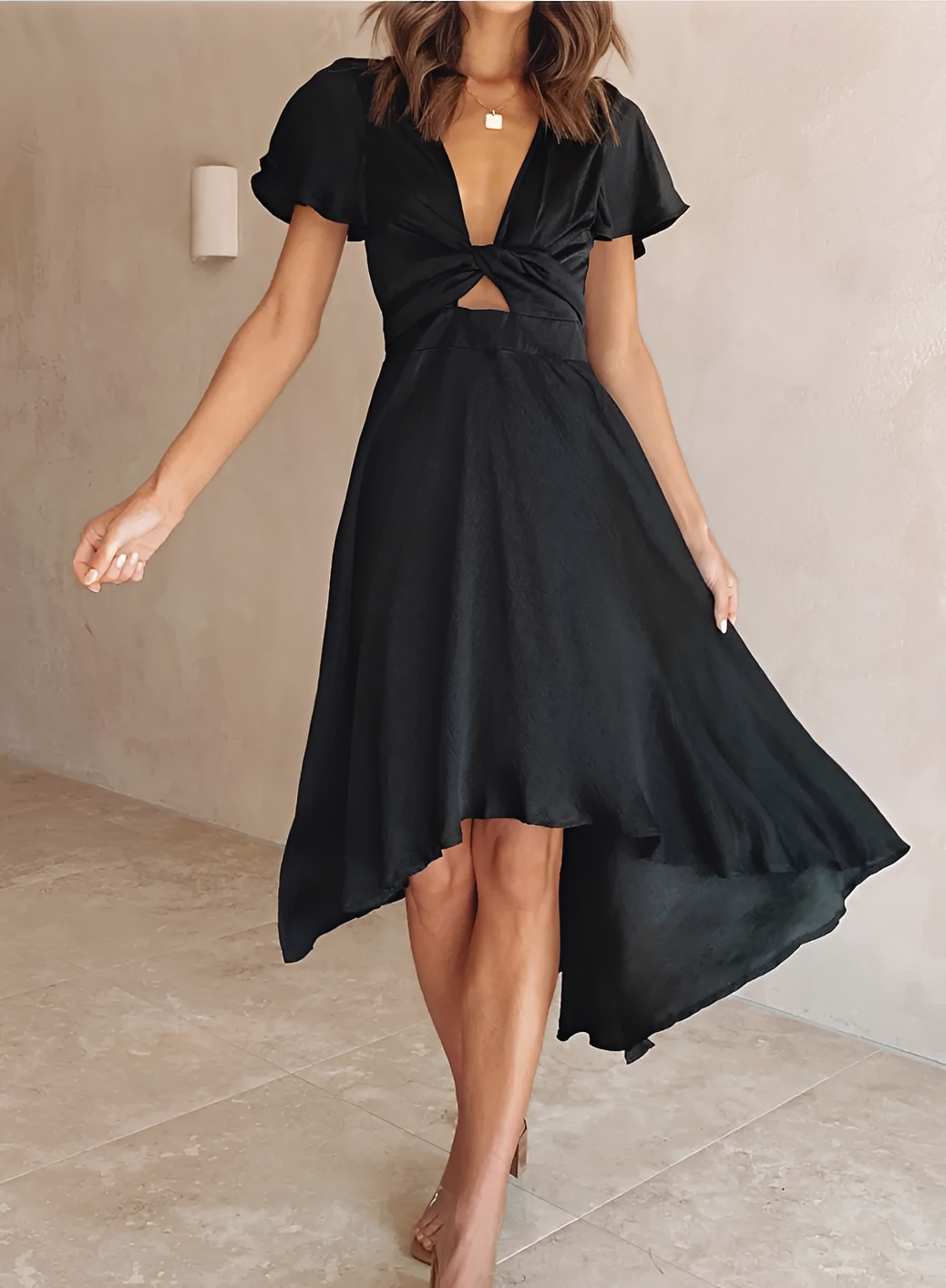Ellia - Stylish Asymmetrical Women's Dress