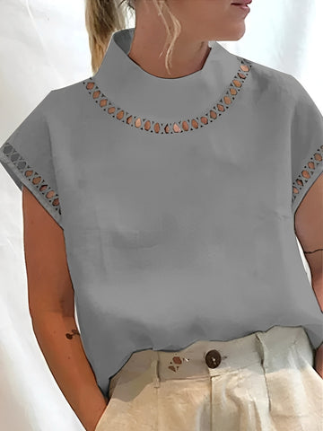 Nannie - Women's trendy blouse with cutout