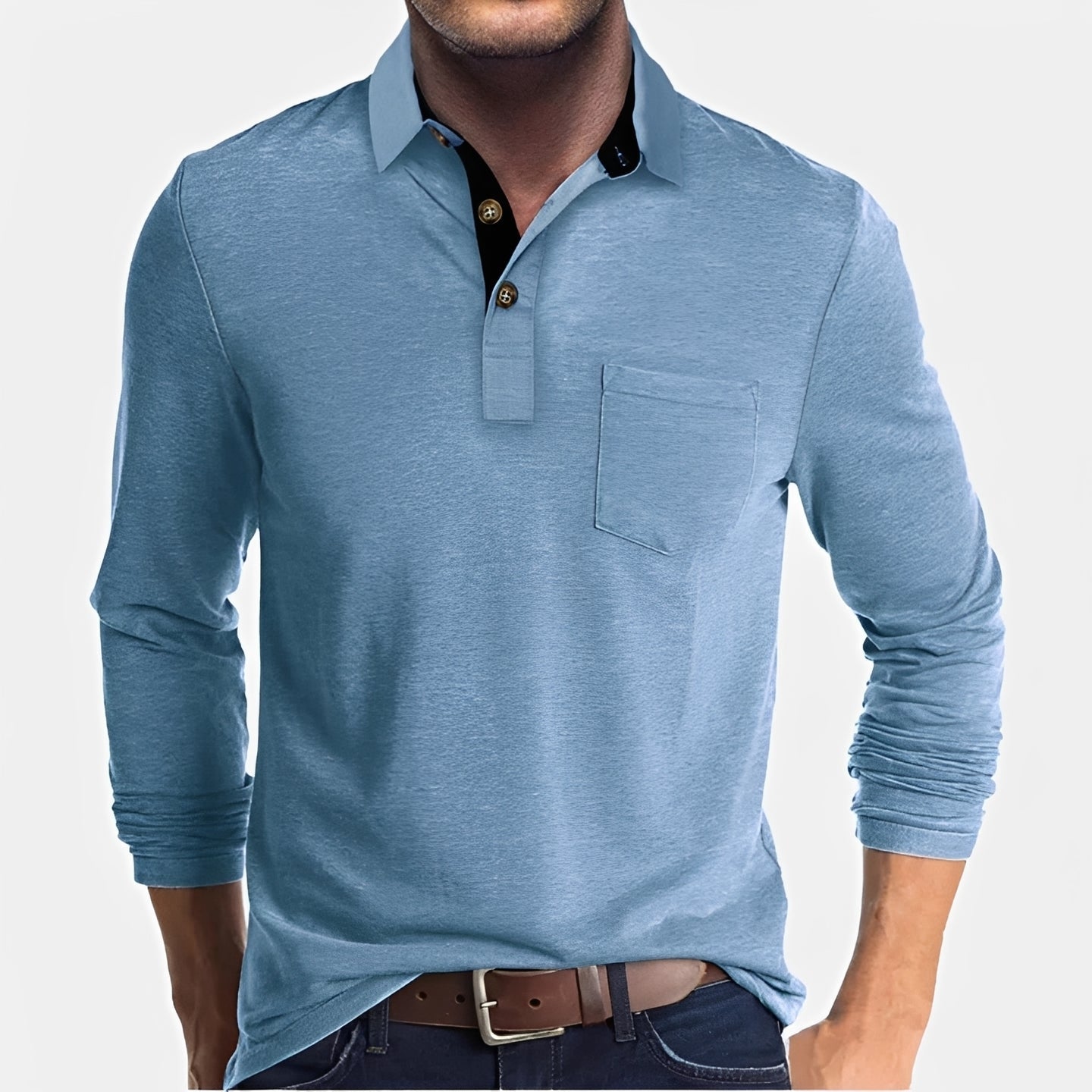 Hardy - Relaxed Long Sleeve Polo Shirt