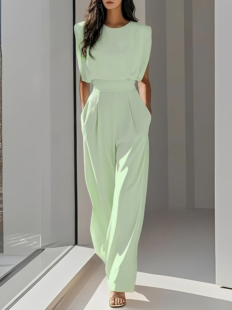 Bernice - Casual Sleeveless Jumpsuit