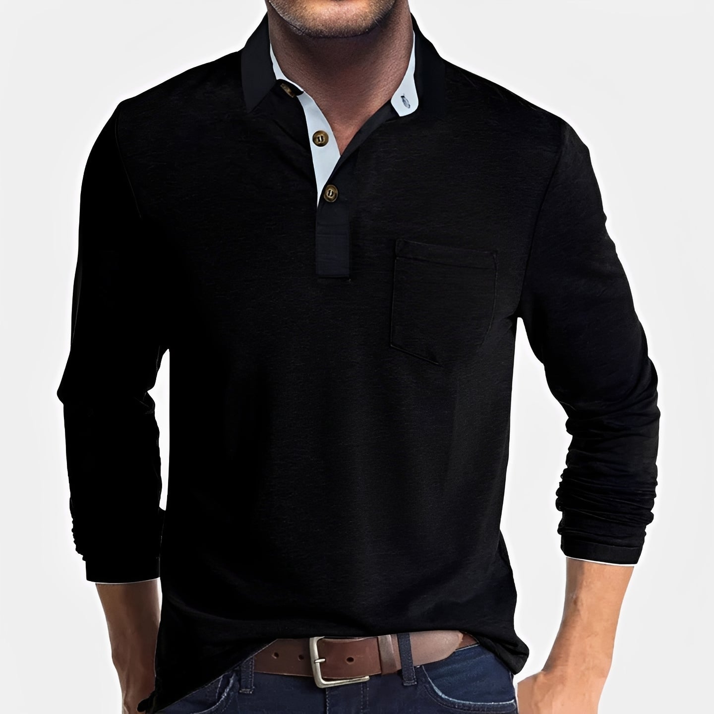 Hardy - Relaxed Long Sleeve Polo Shirt