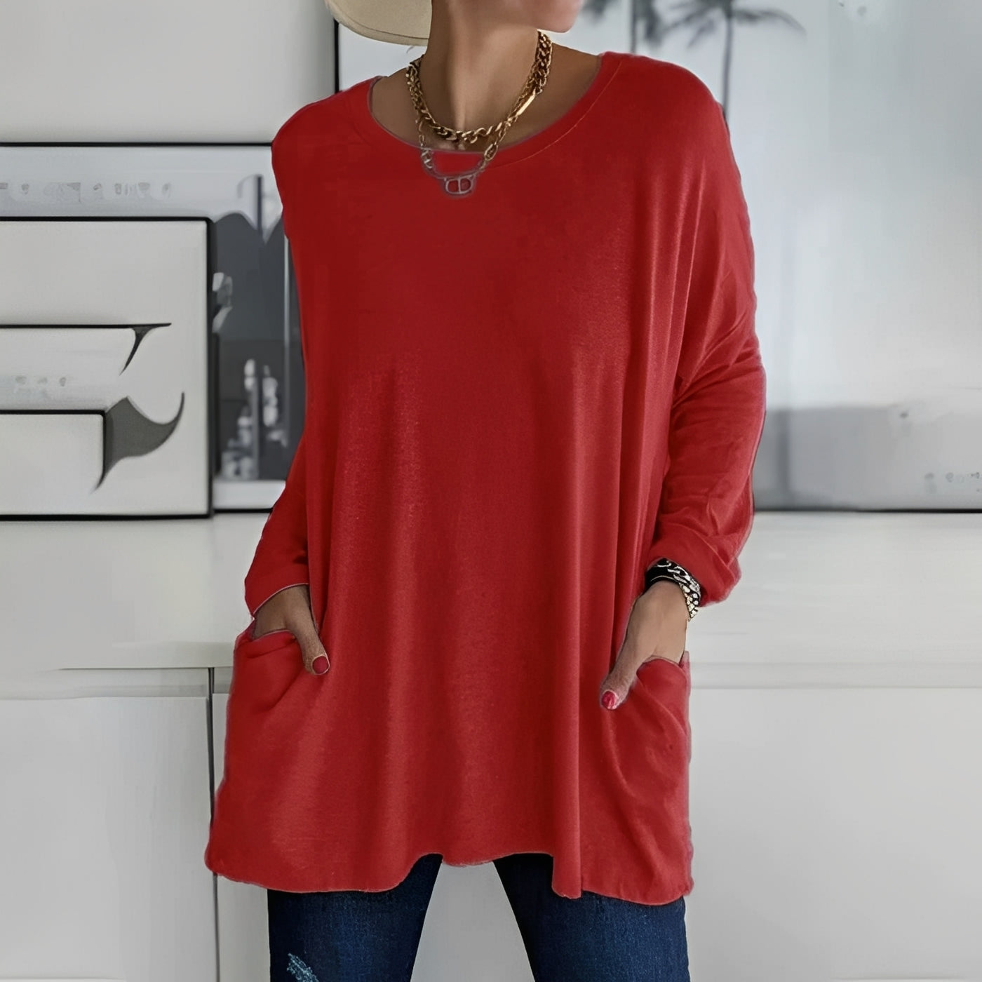 Chantelle - Long-Sleeved Shirt with Pockets