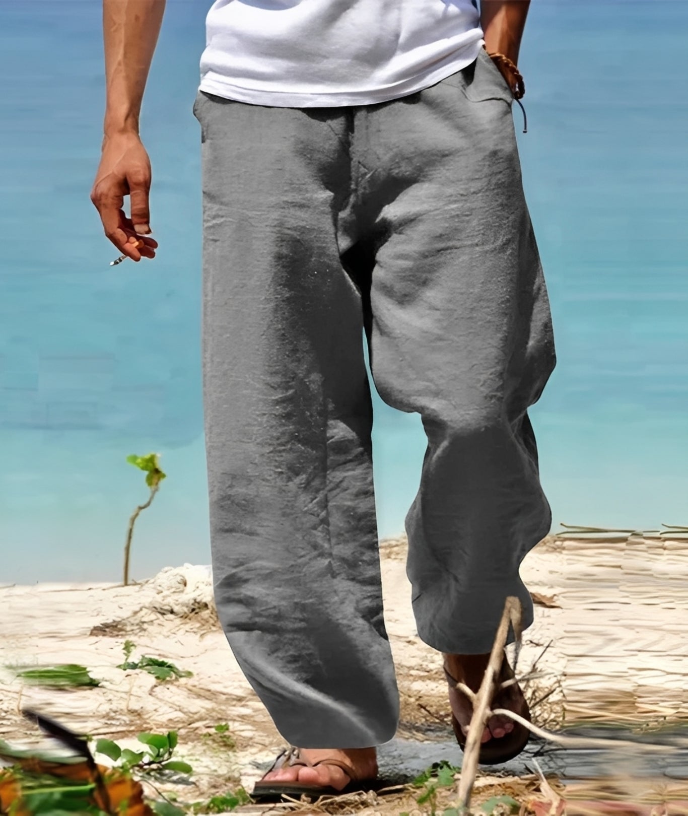 Theo - Men's Pants - Perfect for Sunny Outdoor Walks